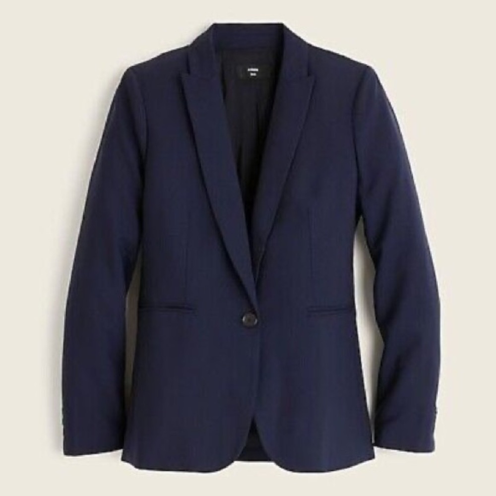 J. Crew Parke blazer in Navy Italian stretch wool